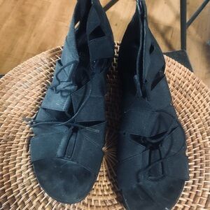 Black Women's Sandals Eileen Fisher